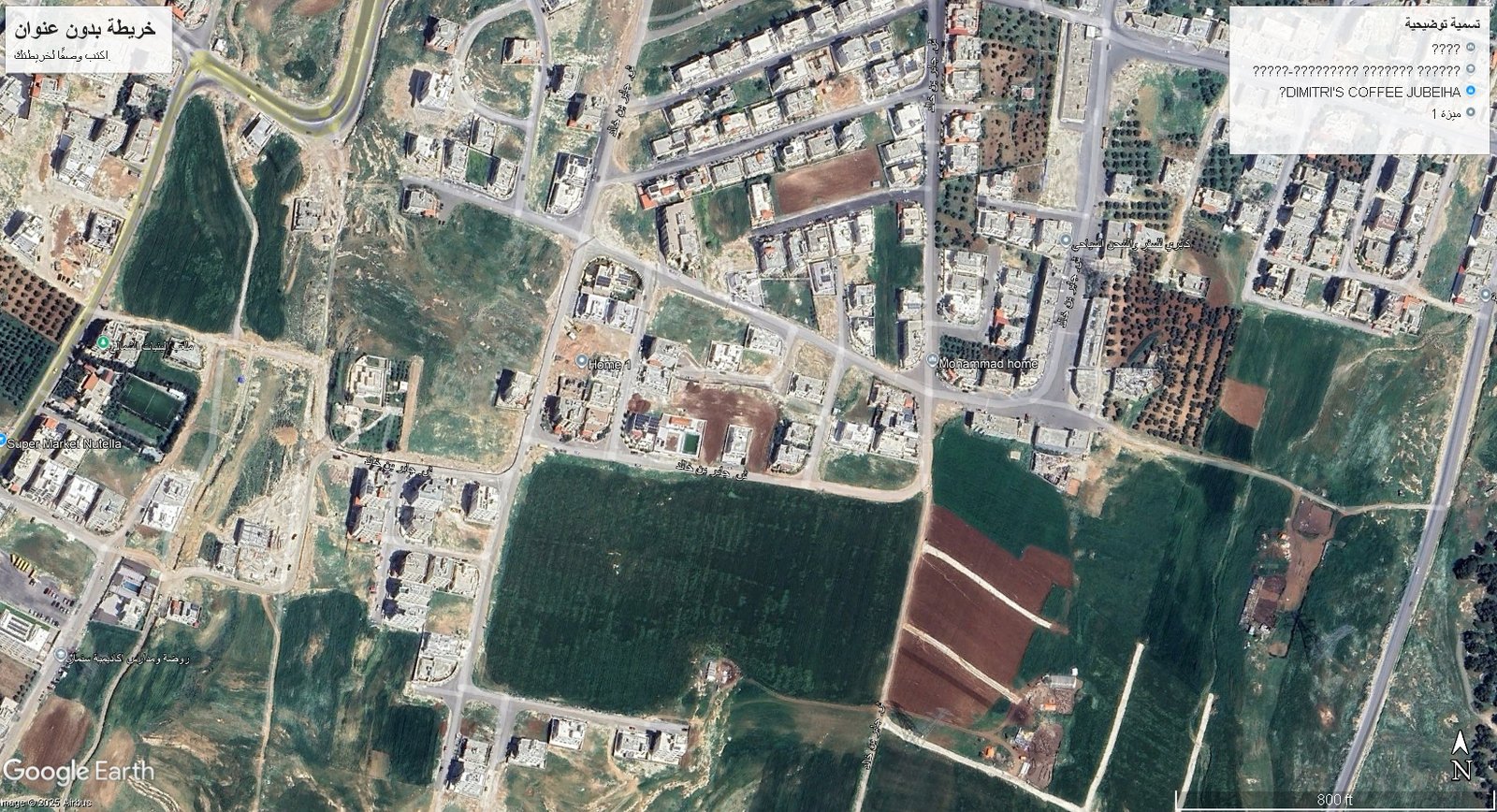 أرض سكنية  500 متر بموقع ممتاز في المقابلين - عمّان