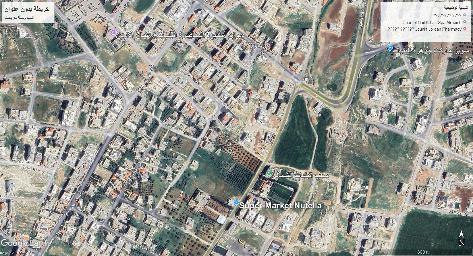 أرض استثمارية 504 متر في المقابلين بعمّان قرب مدارس الحصاد والبنيات