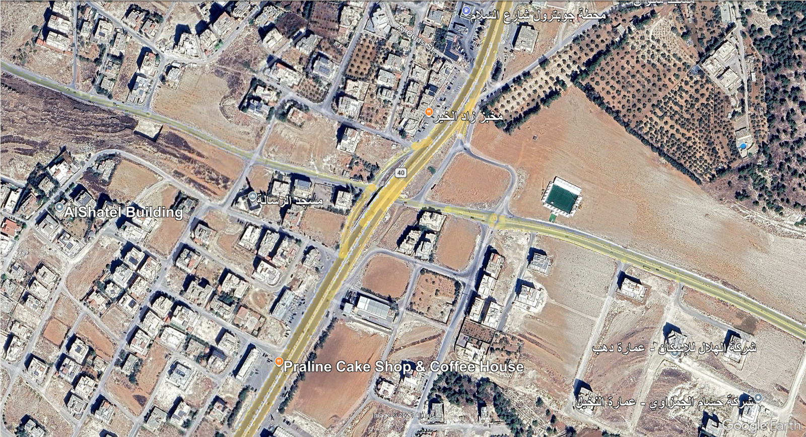 أرض استثمارية 1 دونم و 700 متر في شارع السلام / طريق البحر الميت / الجهة المقابلة لمسجد السلام