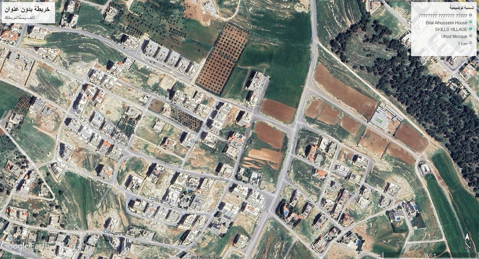 قطعة ارض سكنية 795 متر  الحويطي خلف المدارس العالميه فوق شارع 30 المؤدي الى مرج الحمام