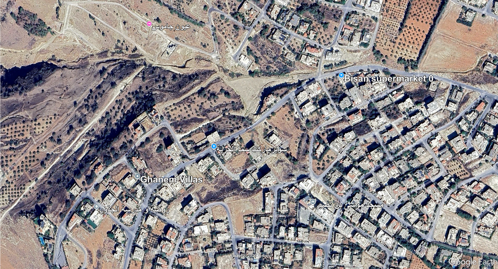 قطعة ارض تجاريه 1 دونم و 108متر مرج الحمام طريق المطار