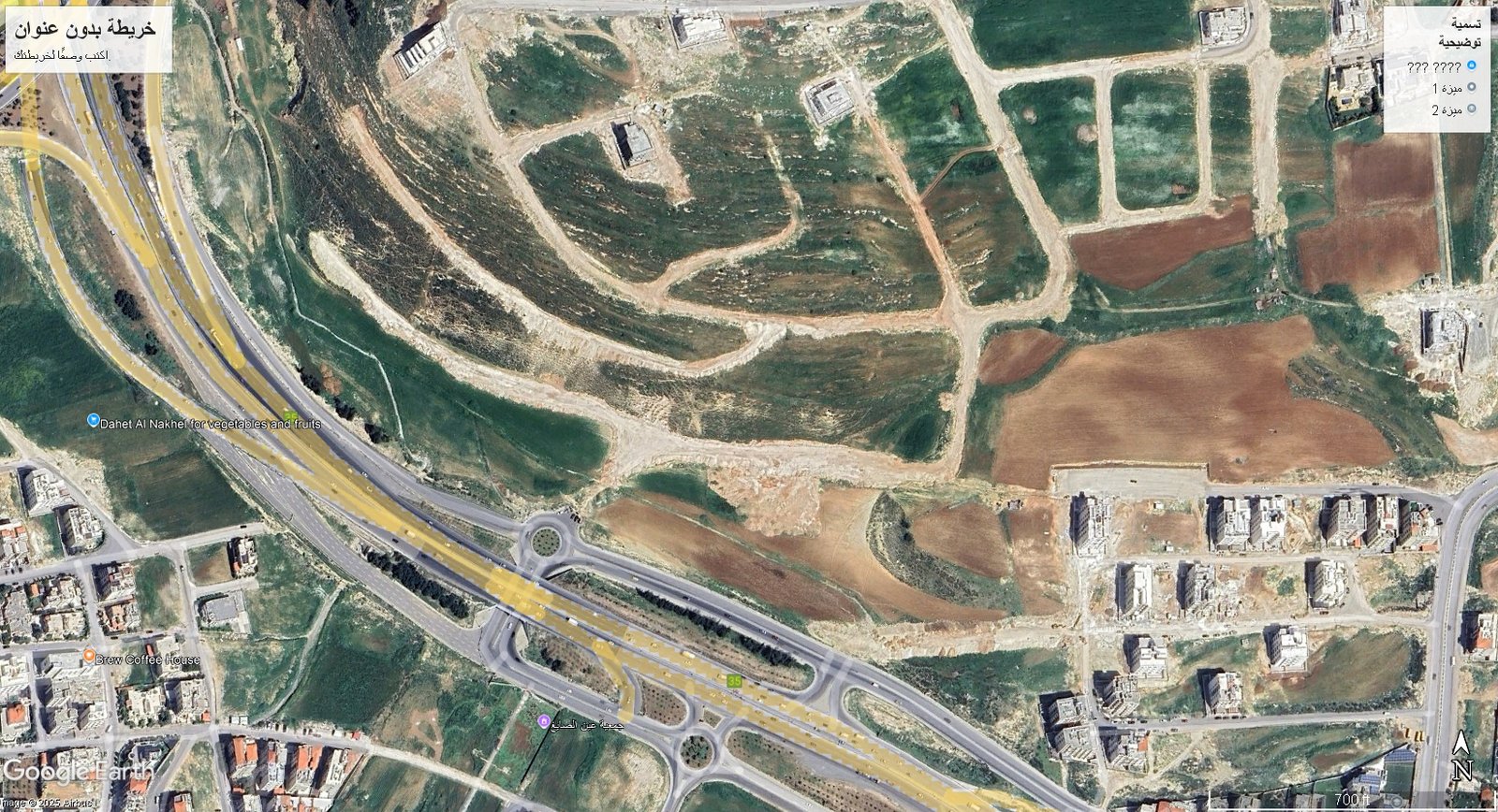 قطعة ارض سكنية  774متر  رجم عميش / طريق المطار