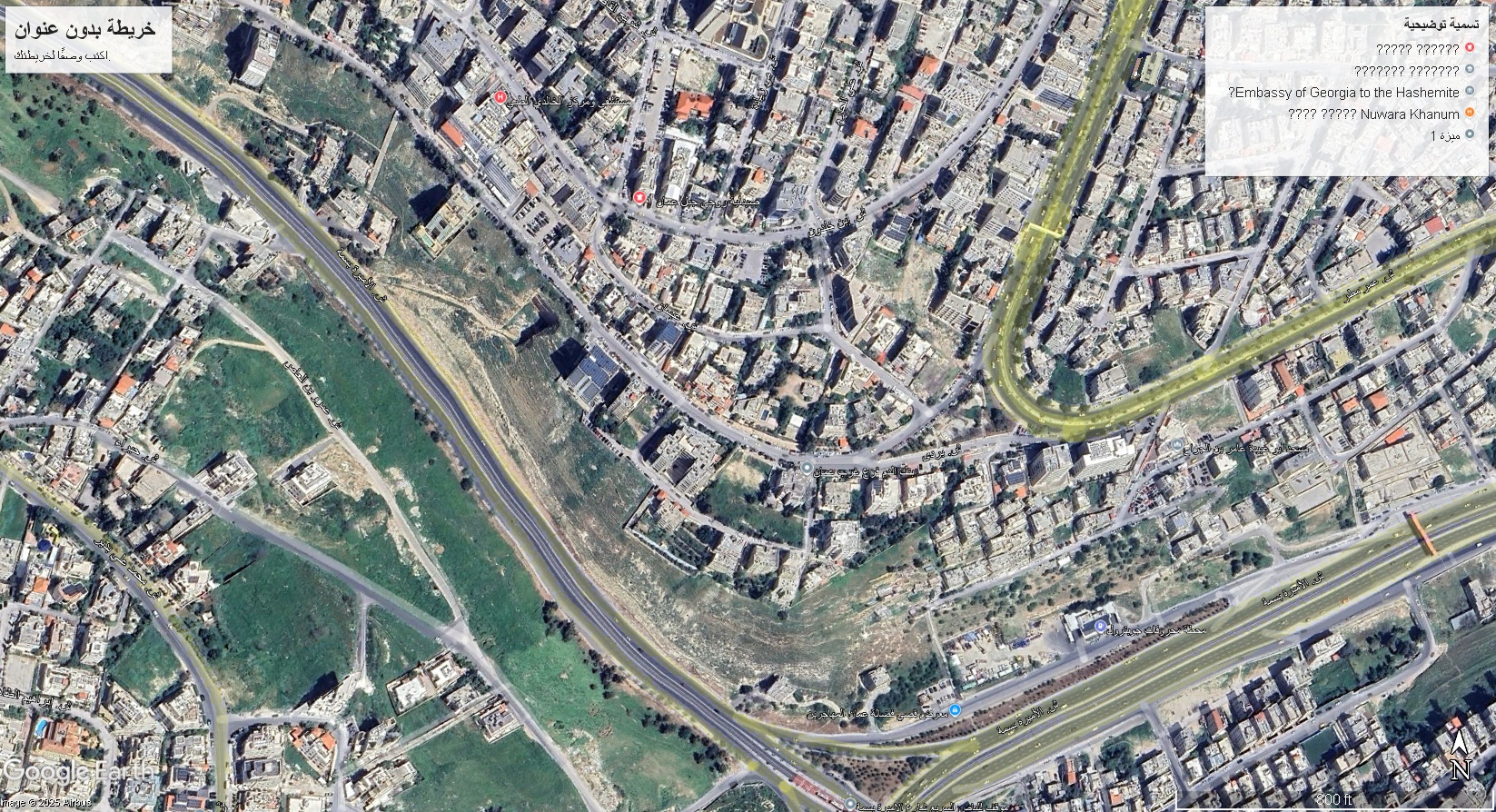 أرض 1 دونم 370 متر في جبل عمان / شارع الخالدي الخلفي