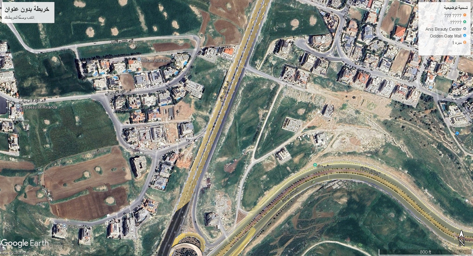 ارض سكنية 1دونم و 82 متر عبدون الجنوبي/ ميدان المير هاشم/ كوريدور عبدون