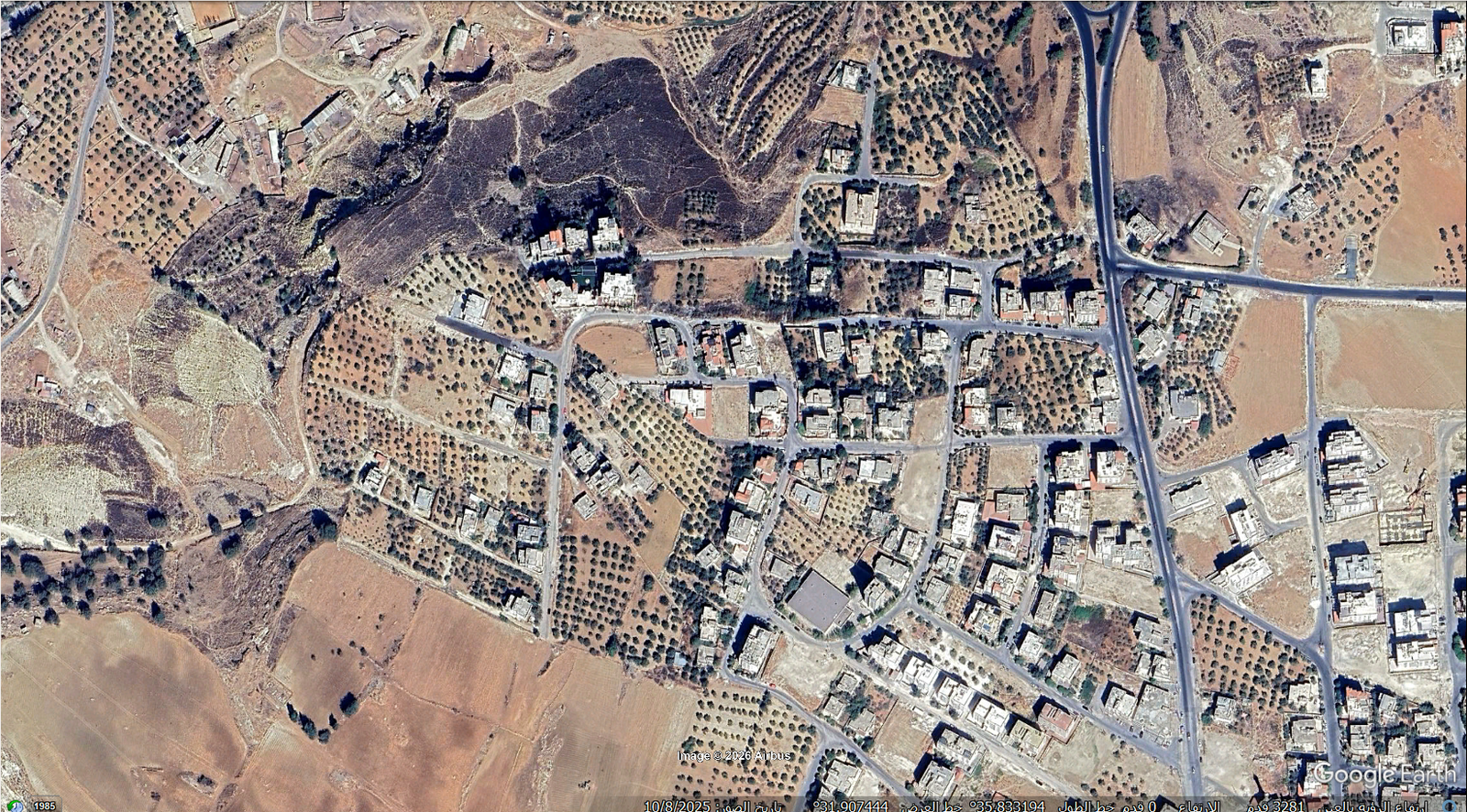 أرض 1 دونم و 215 متر في مرج الحمام مقابل ابو قصي الجعافرة