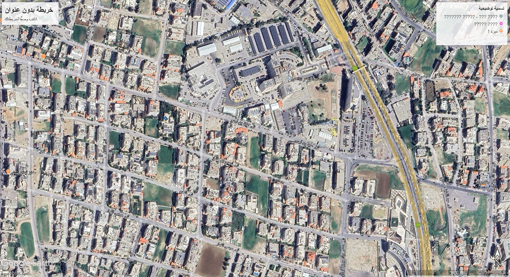 أرض سكنية 1 دونم و 295 متر في الرونق بجانب مسجد نوح يعقوب دوغوظ شارع عبيد بن اوس