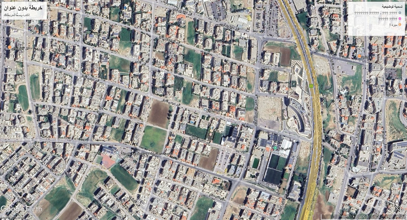 أرض سكنية 1 دونم و 103 متر في الرونق شارع موسى النهار خلف جمعية عائلة قعوار الجهة المقابله لمدرسة شرف الدولية