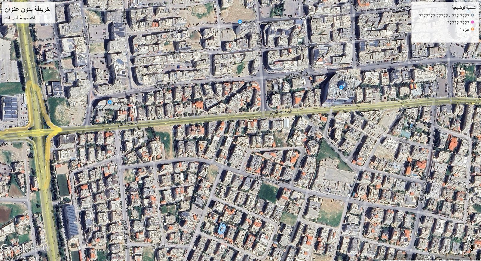 أرض سكنية 1 دونم و 6 متر في الصويفيه شارع سعيد المفتي