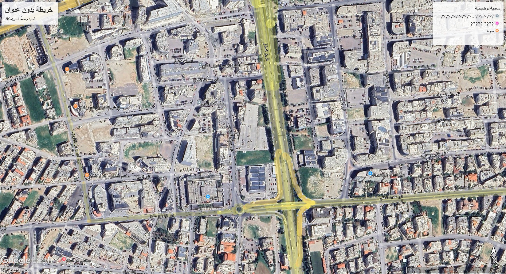 أرض تجارية 10 دونم في الصويفية السابع طريق المطار