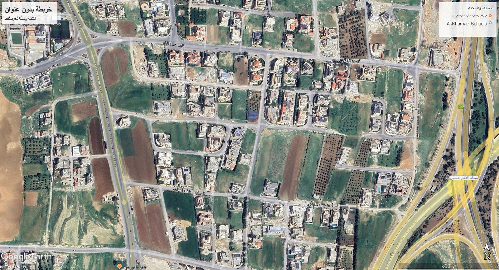 أرض سكنية 750 متر في الظهير ثالث نمرة خلف شارع نالتشك