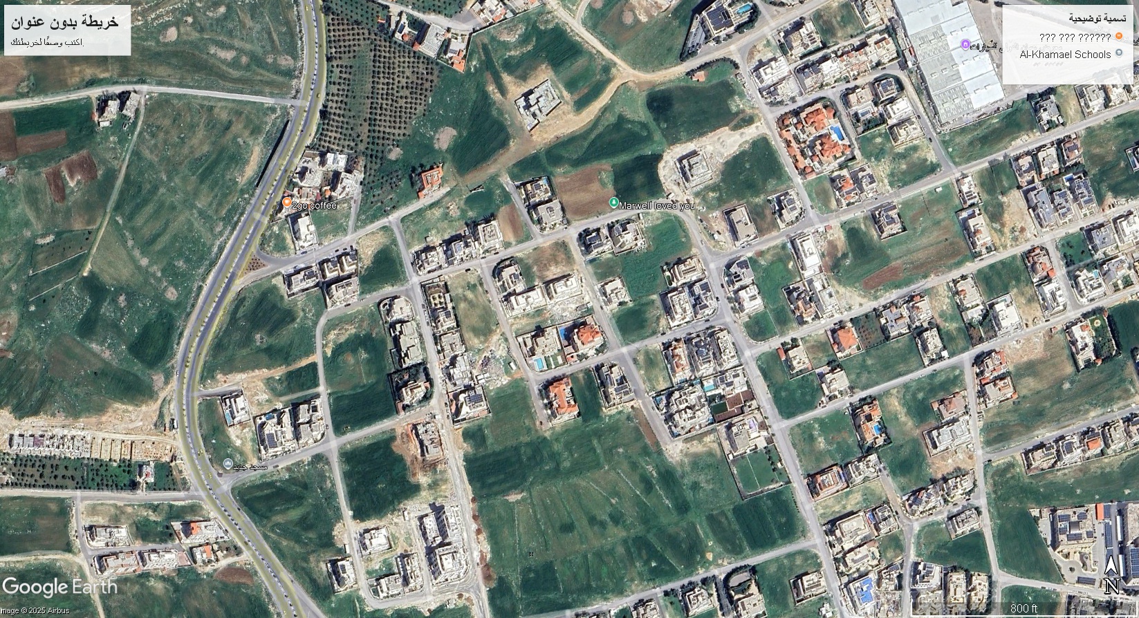 أرض سكنية 887 متر في الظهير نمريبن خلف المنتزة