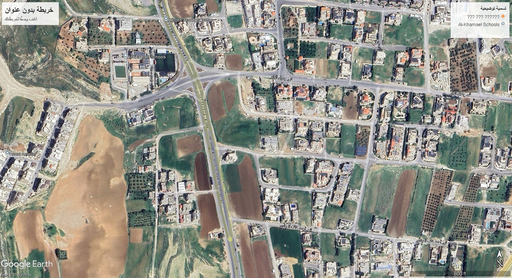 أرض سكنية 750 متر في الظهير شارع نالتشك