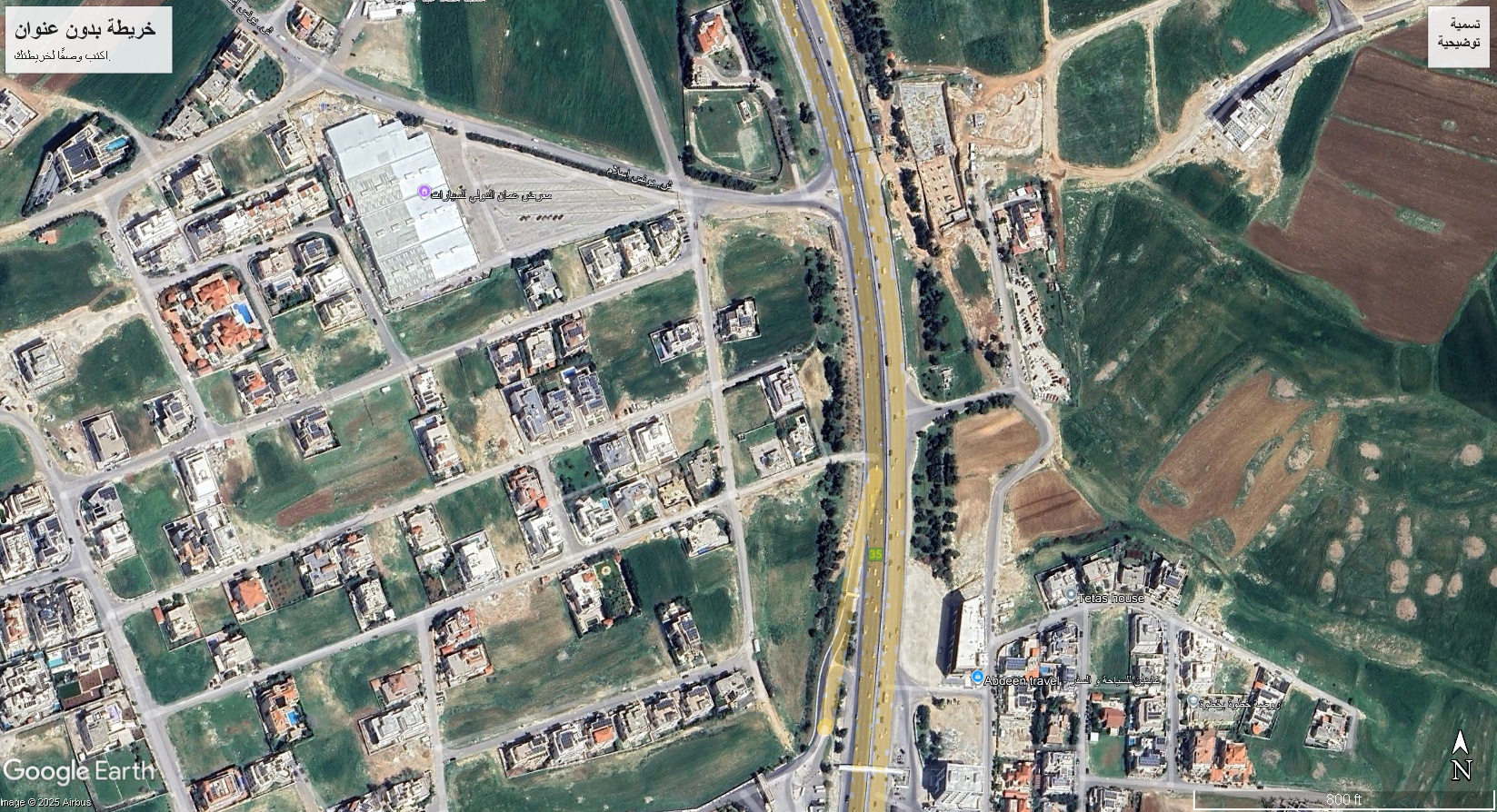 أرض سكنية 990 متر في الظهير خلف شارع المطار