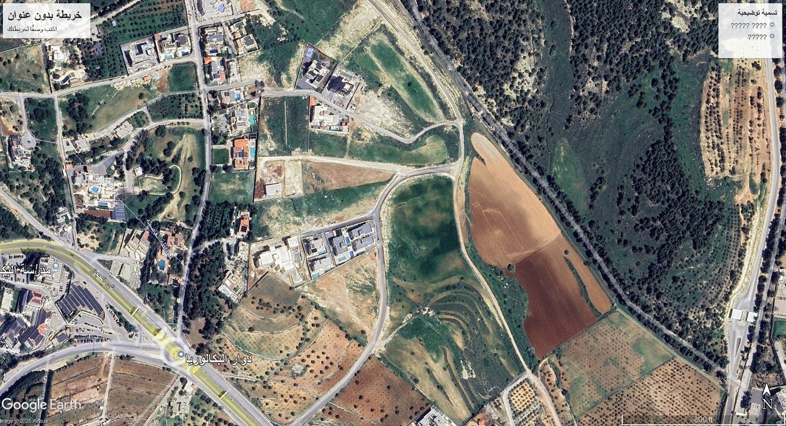 قطعة ارض 2 دونم و 18 متر الحوض تلعة الزاغة